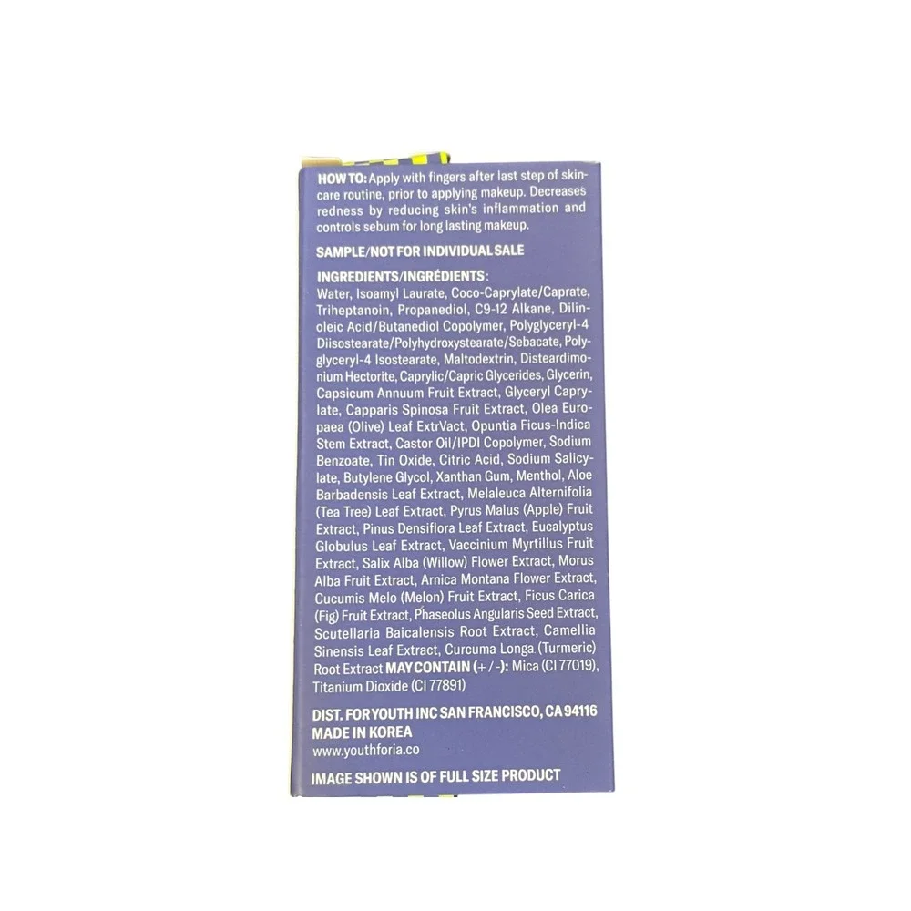 Youthforia Pregame Protective Primer Skin Barrier Makeup Base Sample Size